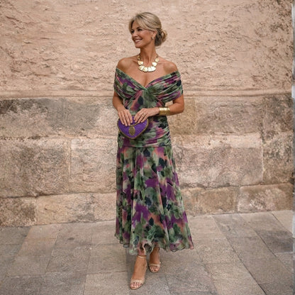 Corina - Vestido fluido con escote V