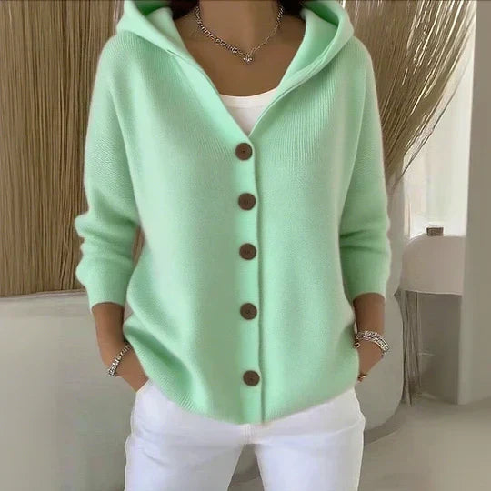 Berta | Cardigan con Capucha