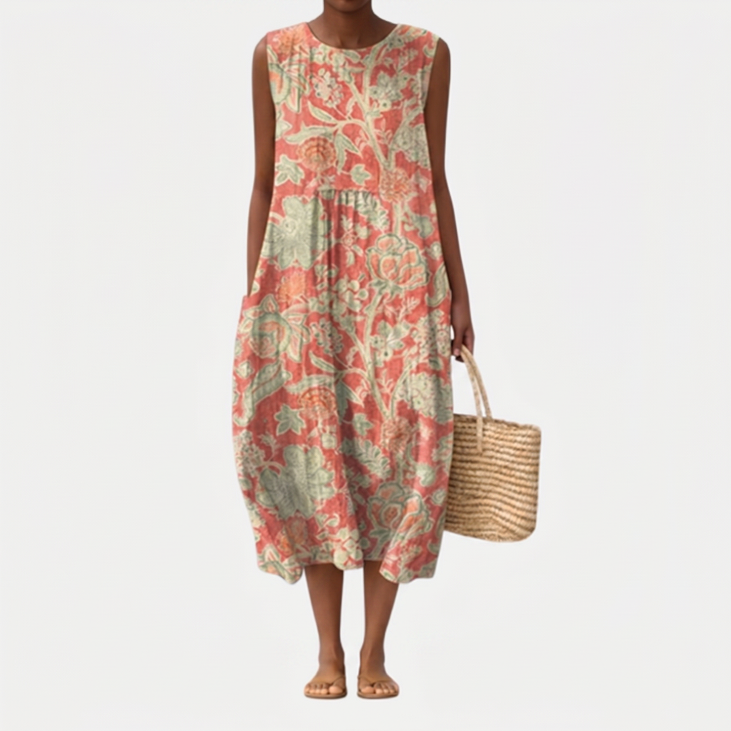 Celia - Vestido cómodo con estampado floral