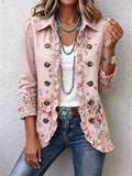 Martina | Chaqueta Floral Botones
