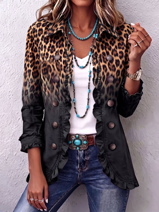 Valentina | Blazer Leopardo Degradado