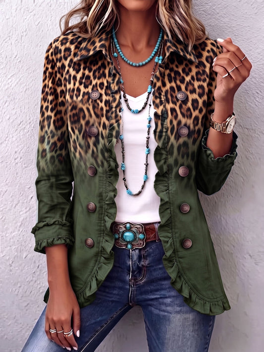 Rosario | Blazer Leopardo Degradado