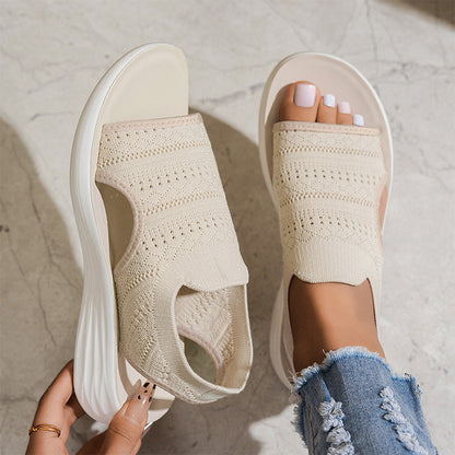 Alma - Sandalias cómodas con empeine elástico